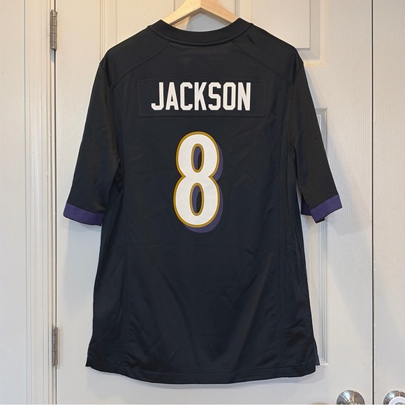 Baltimore Ravens Lamar Jackeson #8 On Field Nike Jersey Size Large Men’s - Picture 2 of 7